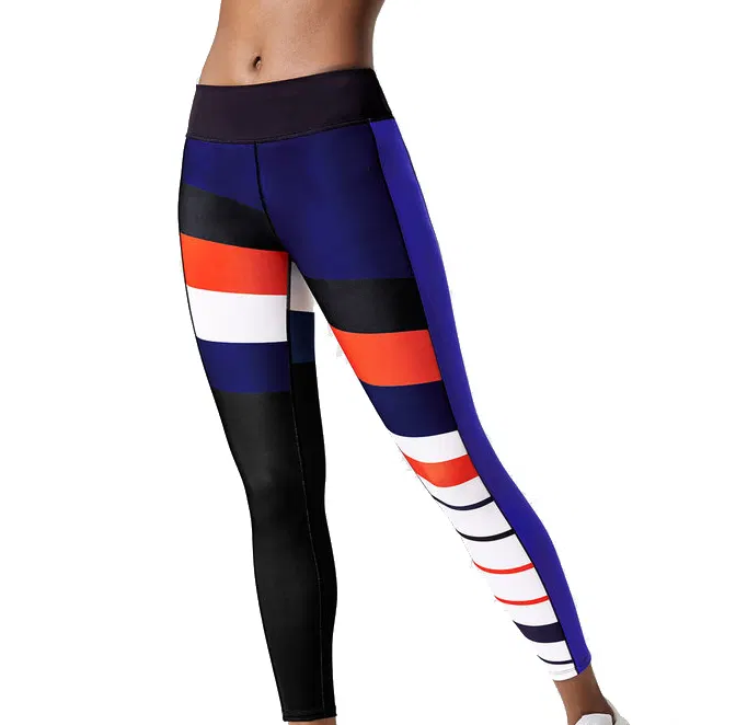 CUSTOMIZED PRINTING LEGGINGS FITNESS high waisted workout leggings women with logo — SOHAN TRADERS