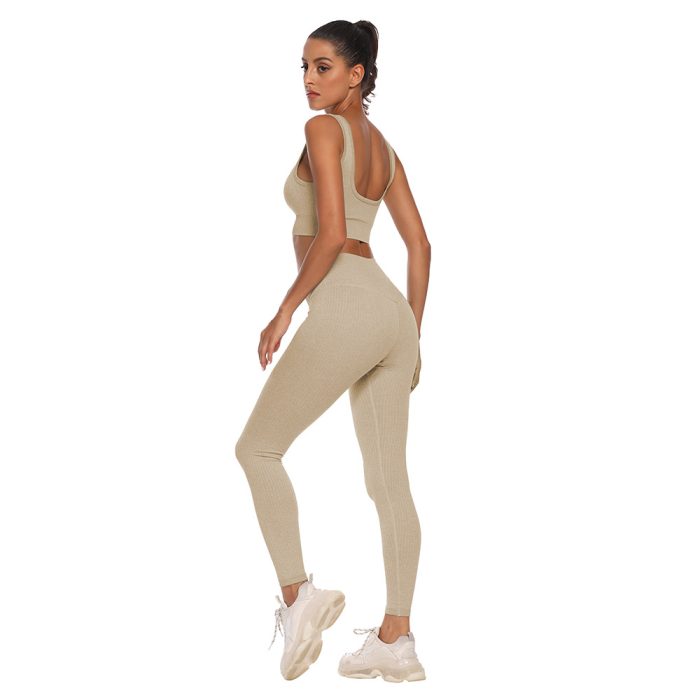 Fitness Yoga Set Crop Top Bra - Image 1