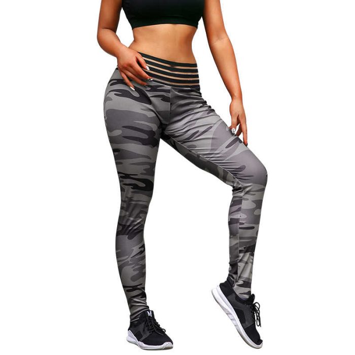 compression spandex sportswear yoga pants - Image 1