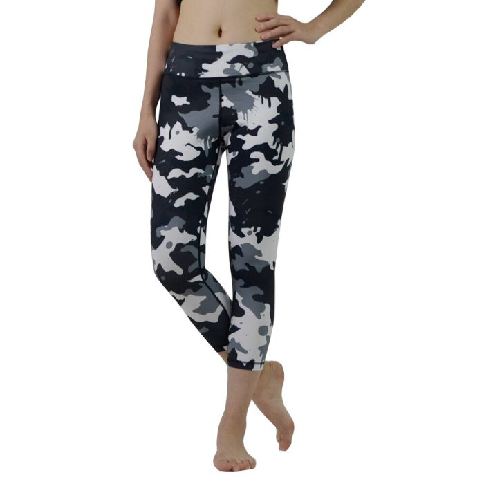 compression spandex sportswear yoga pants - Image 1