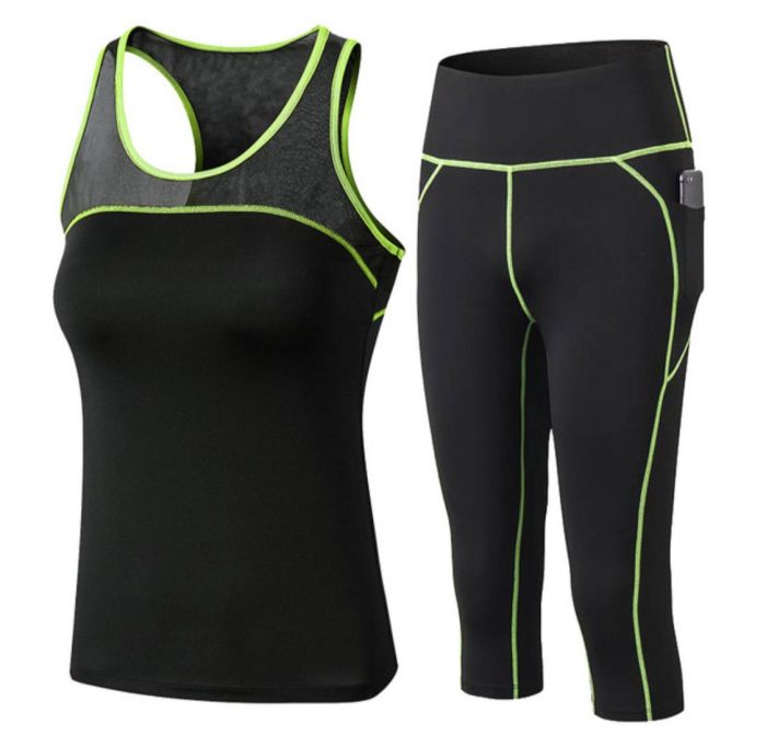 Women Running Suit Vest Pants - Image 1